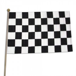 Checkered Race Flag - 12" x 18"
