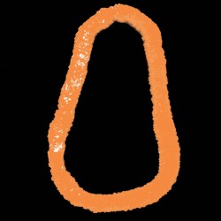 Orange 34" Plastic Leis 