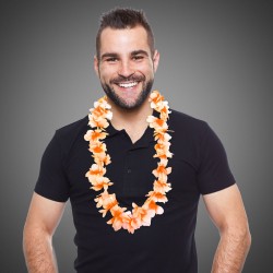 Orange Flower Leis 