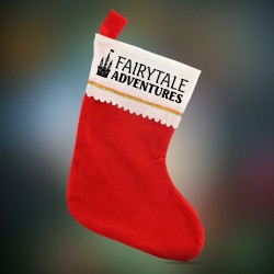 Red Felt Christmas Stocking - Imprinted 