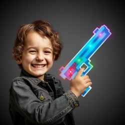 Blue/Red LED Pixel Gun