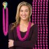 Pink Metallic Bead Necklace 